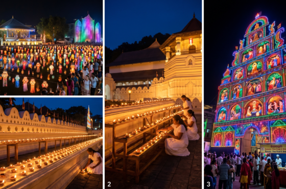 The Top Five Places to Experience The Magic of Vesak This May in Sri Lanka.